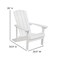 Flash Furniture White Poly Resin Adirondack 4 Pk 4-JJ-C14501-WH-GG - alternate 5
